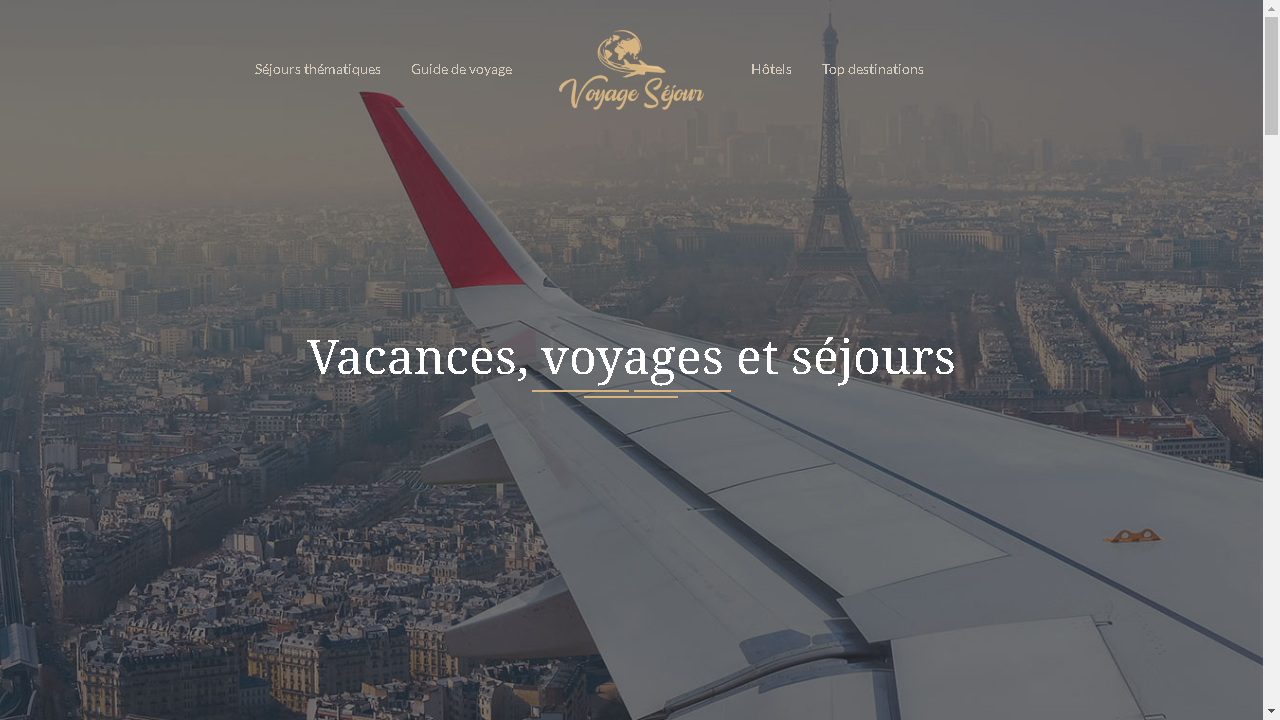 Capture d'écran de http://www.voyage-sejour.fr/